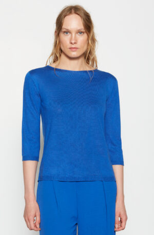 Suéter manga 3/4 azulón
