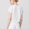 Camiseta blanca print metálico. - Imagen 2
