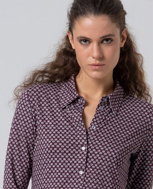 Camisa punto estampada. - Imagen 3