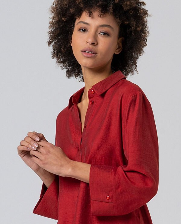 Camisa teja ancha. - Imagen 2