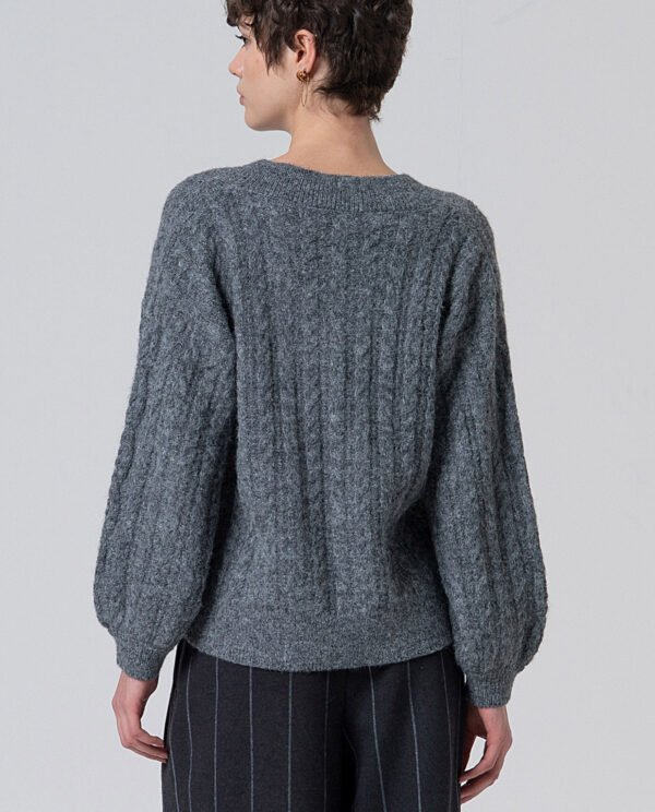 Jersey amplio color gris. - Imagen 3