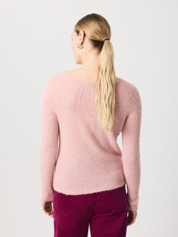 Jersey cuello cisne rosa. - Imagen 2
