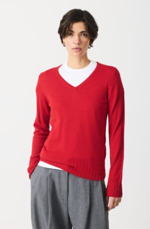 Jersey pico granate