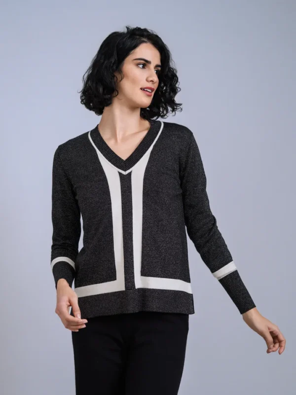Jersey con lúrex.