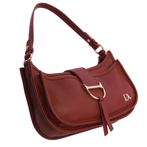 Bolso bandolera burdeos. - Imagen 2