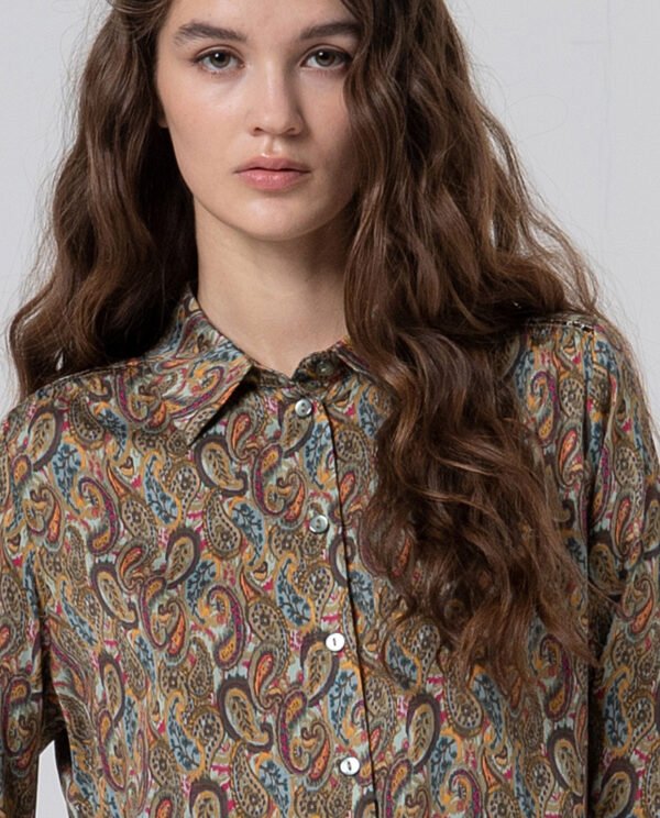 Camisa estampada cachemir. - Imagen 2