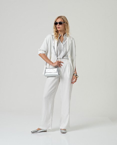 Camisa manga corta gris claro. - Imagen 4