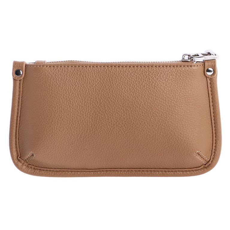 Bolso de mano tostado. - Imagen 5