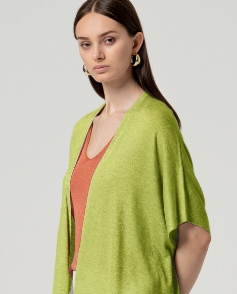 Poncho abierto brillante. Lima. - Imagen 4