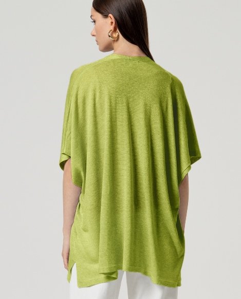 Poncho abierto brillante. Lima. - Imagen 3