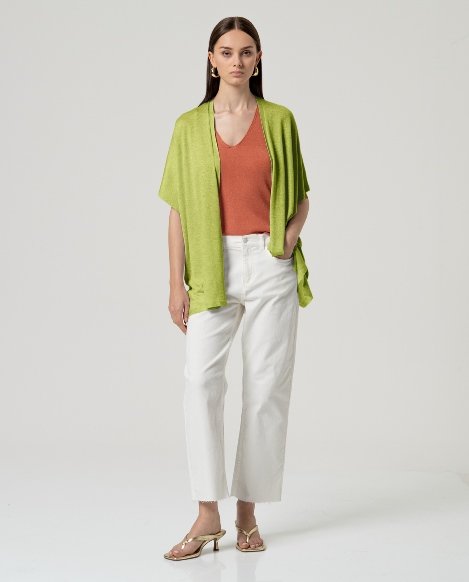 Poncho abierto brillante. Lima. - Imagen 2