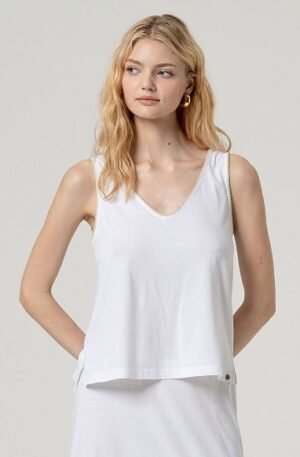 Top tirantes blanco.