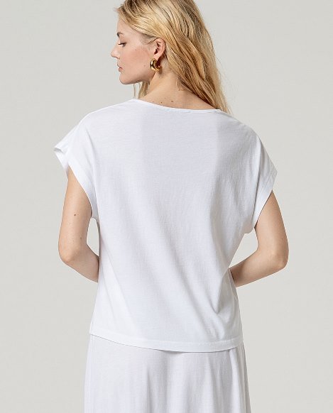 Camiseta manga corta blanca - Imagen 3