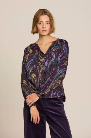 Blusa estampada.