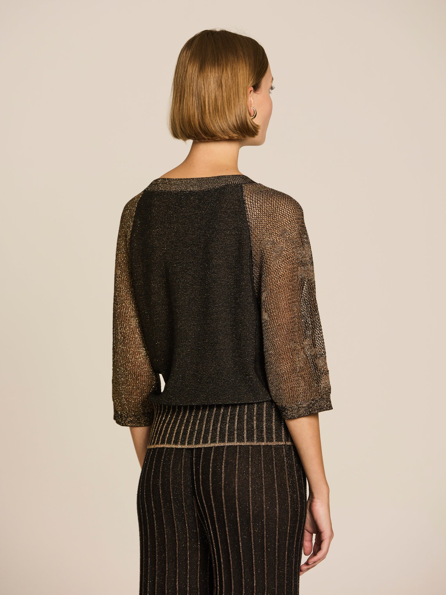 Jersey calado lurex. - Imagen 2