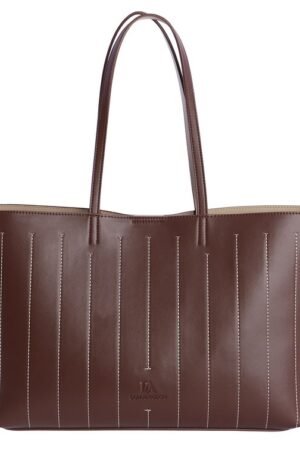 Bolso de hombro Cala chocolate.