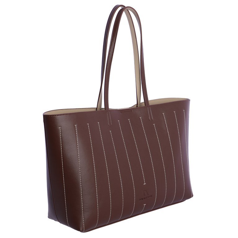 Bolso de hombro Cala chocolate. - Imagen 5